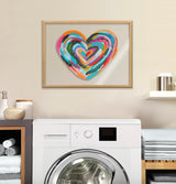 Blake Labyrinth Heart Framed Printed Glass by kateandlaurel - product image 8 for Resin Society