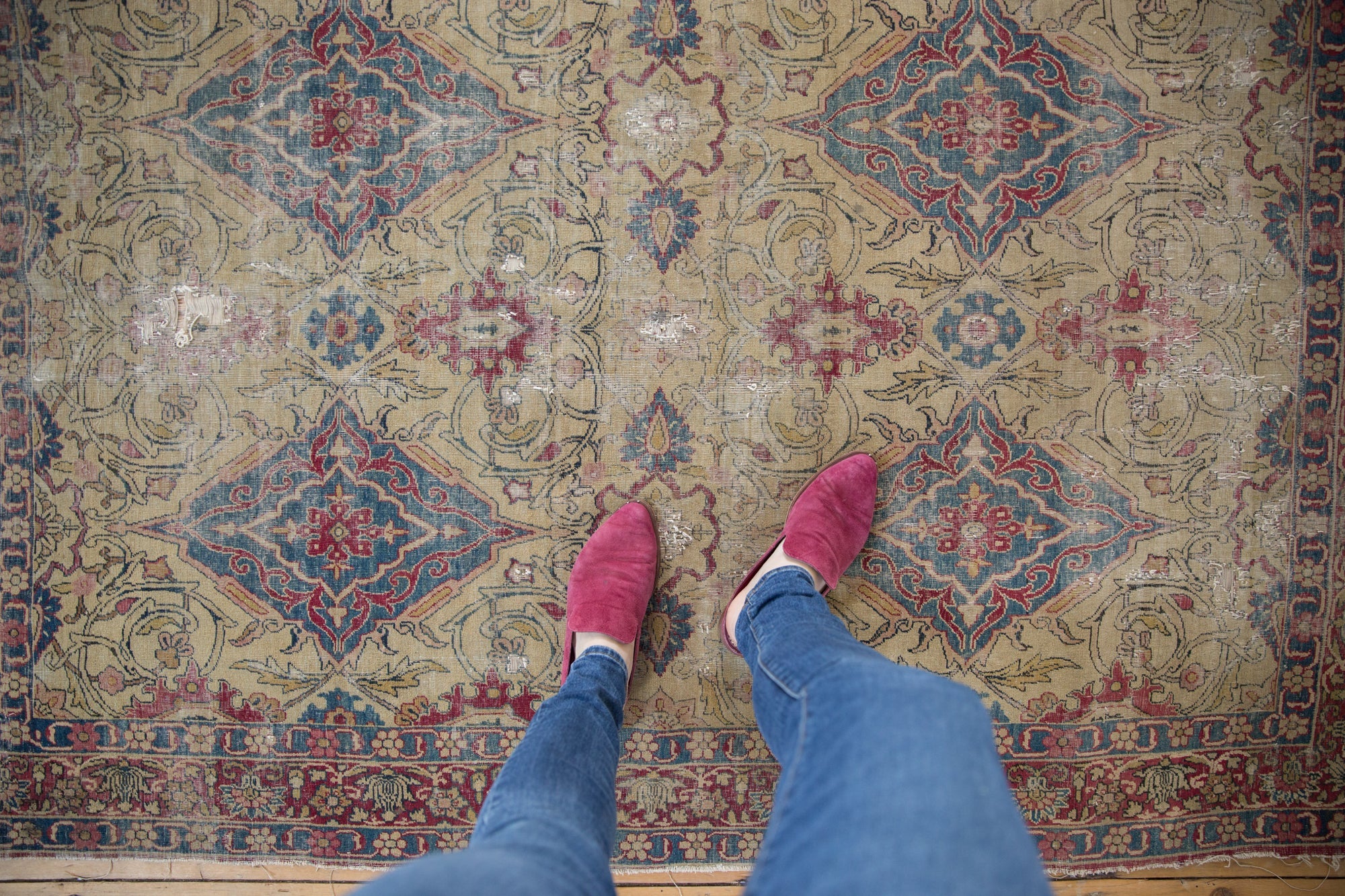 4.5x6.5 Antique Kermanshah Rug by Old New House® - product image 2 for Resin Society