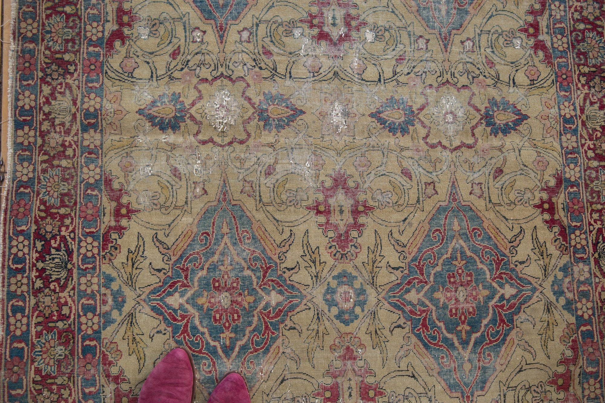 4.5x6.5 Antique Kermanshah Rug by Old New House® - product image 7 for Resin Society