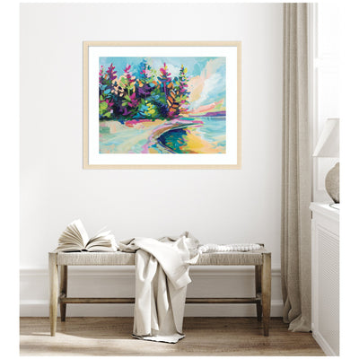Framed Art Saturday In Door County by Rachel Christopoulous