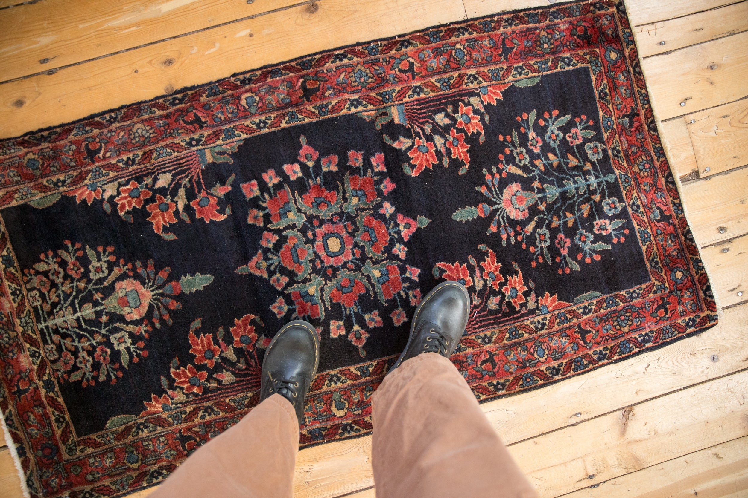 2.5x5 Vintage Fine Sarouk Rug Runner by Old New House® - product image 2 for Resin Society