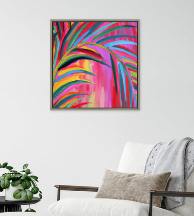 Sylvie Blank Framed Canvas 22x22