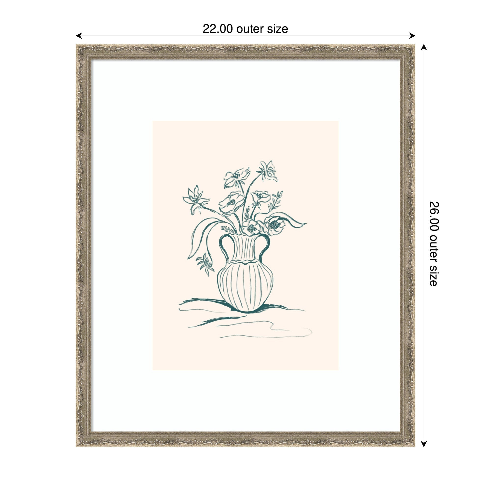 Framed Art Garden Floral by Kate Aurelia Holloway