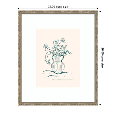 Framed Art Garden Floral by Kate Aurelia Holloway