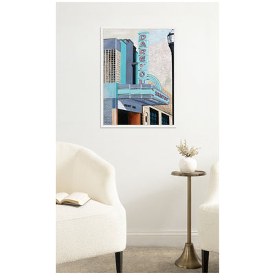 Double Dog by Krista V. Allenstein Framed Canvas Wall Art Print
