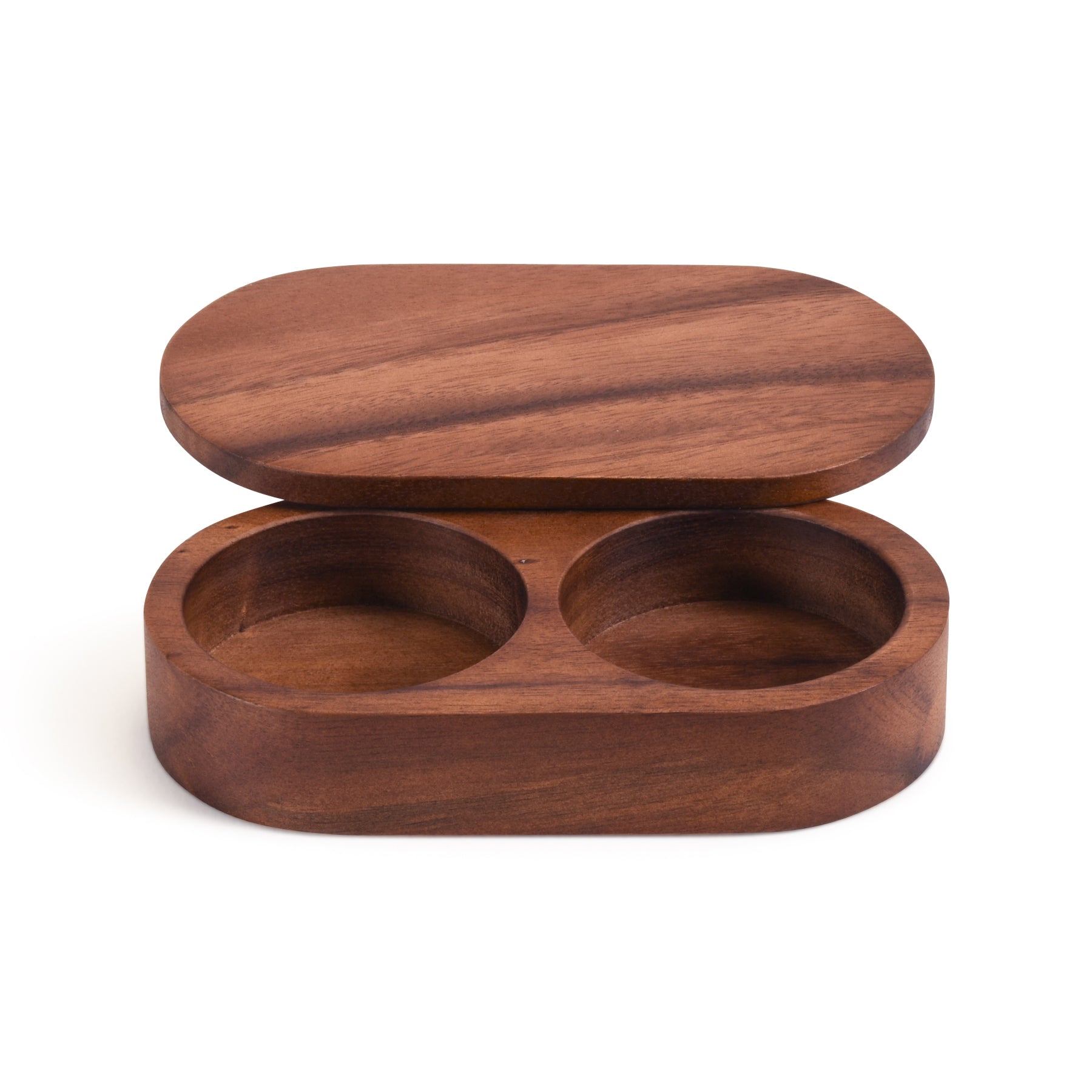 Salt & Pepper Pinch Pot w/ Cover by Kalmar Home - main product image for Resin Society