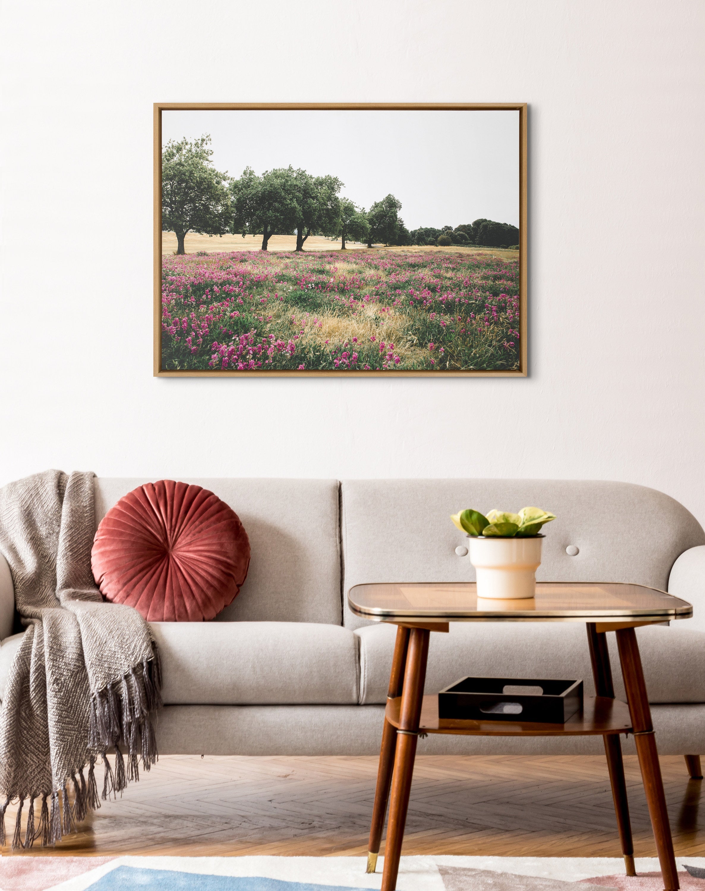 Sylvie Summer Lovin Framed Canvas by Patricia Hasz