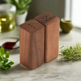 Salt & Pepper Shakers on an Acacia Wood Base by Kalmar Home - product image 3 for Resin Society