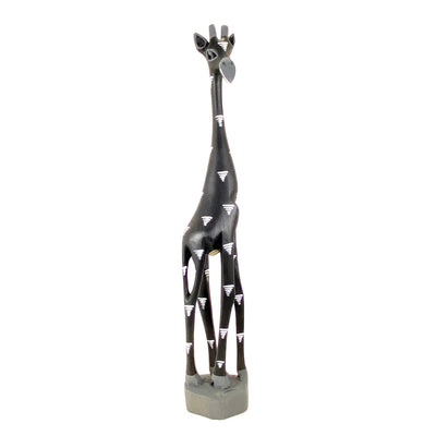 Colorful Painted Wood Giraffe - 24"