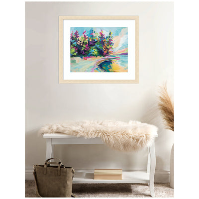 Framed Art Saturday In Door County by Rachel Christopoulous