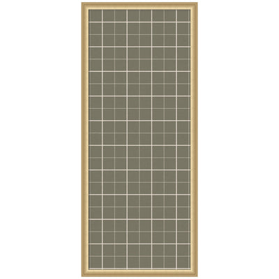 Framed Fabric Pinboard Sage Green Plaid Wall Organization