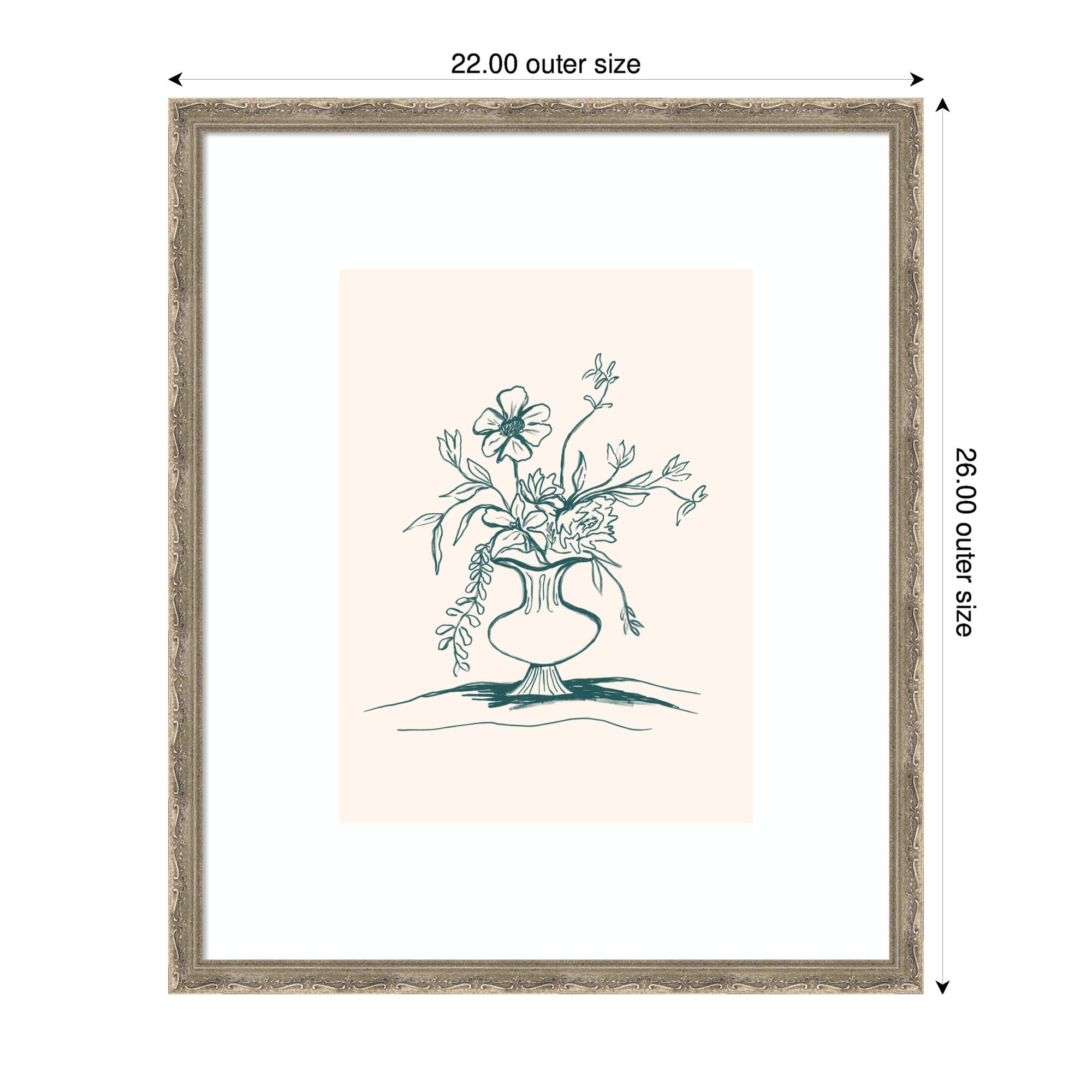 Framed Art Summer Stems by Kate Aurelia Holloway