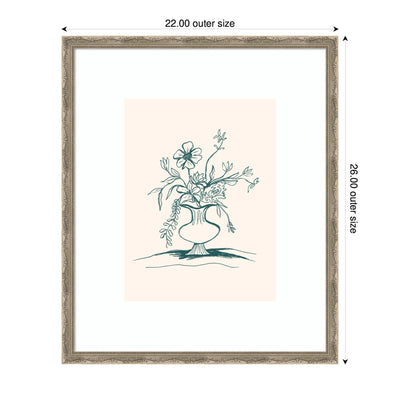 Framed Art Summer Stems by Kate Aurelia Holloway