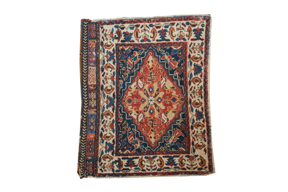 2x2.5 Antique West Persian Square Bag Face Rug Mat by Old New House® - main product image for Resin Society