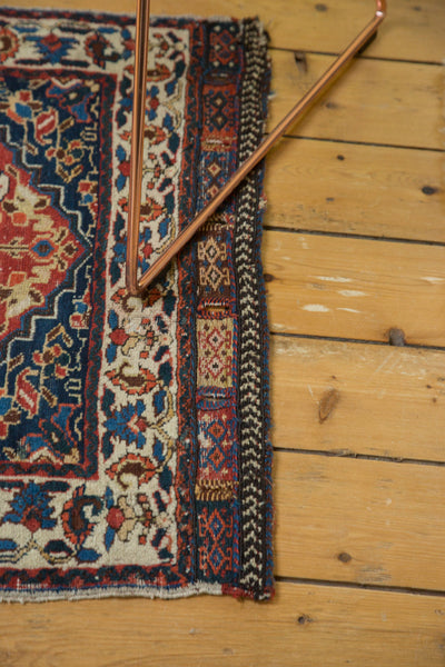2x2.5 Antique West Persian Square Bag Face Rug Mat by Old New House® - product image 4 for Resin Society