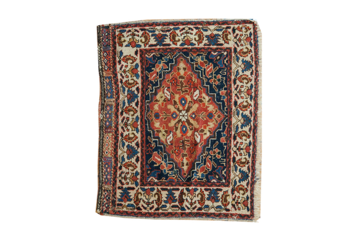 2x2.5 Antique West Persian Square Bag Face Rug Mat by Old New House® - main product image for Resin Society