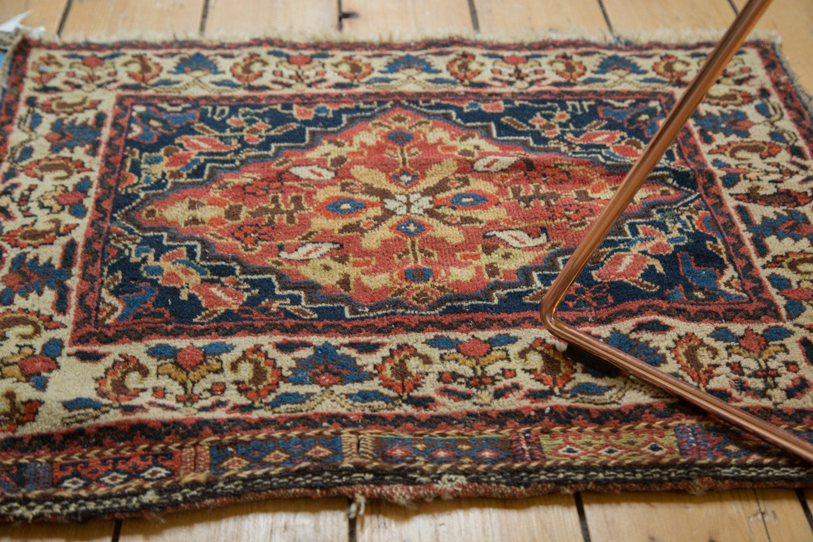 2x2.5 Antique West Persian Square Bag Face Rug Mat by Old New House® - product image 3 for Resin Society