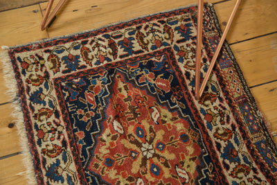 2x2.5 Antique West Persian Square Bag Face Rug Mat by Old New House® - product image 4 for Resin Society