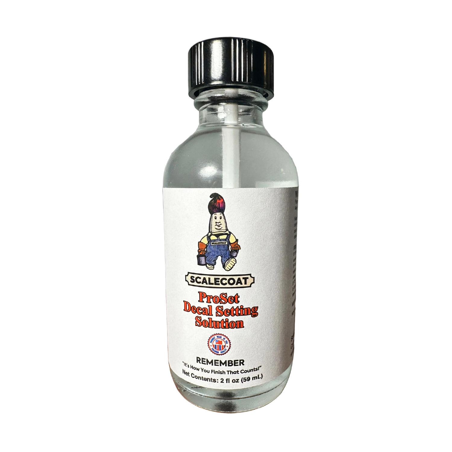 Scalecoat ProSet Decal Setting Solution – 2 oz Bottle with Brush Applicator – 39571 by Scalecoat - Resin Society