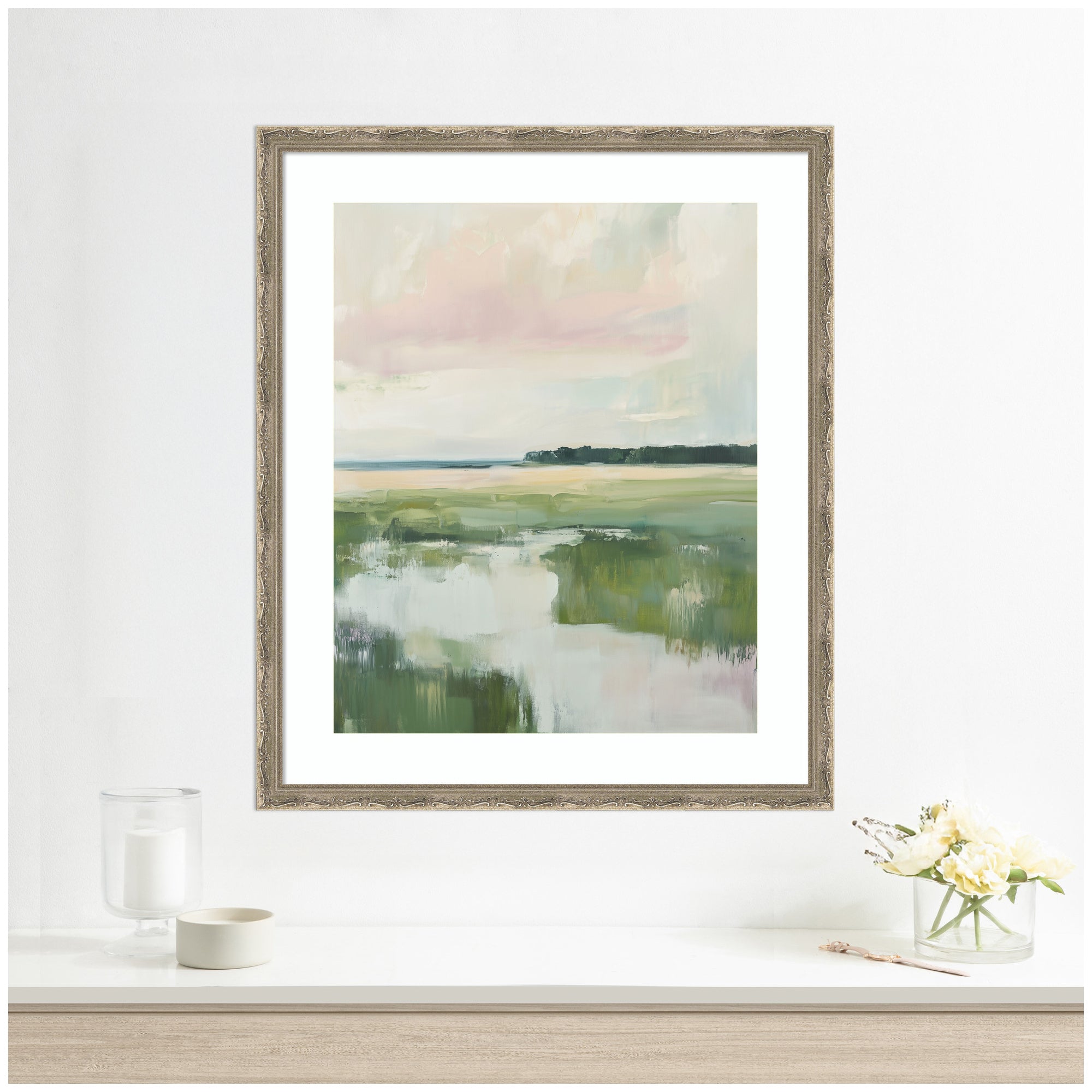 Framed Art Pastel Horizon I by Amy Lighthall