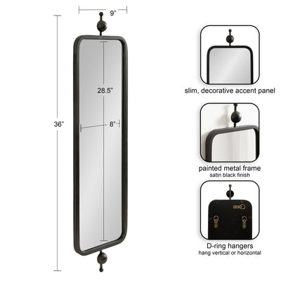 Kasota Metal Framed Mirror