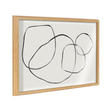 Blake 869 Going In Circles Framed Printed Glass by Teju Reval of by kateandlaurel - product image 17 for Resin Society