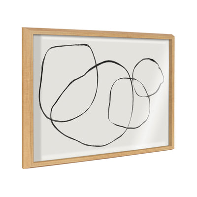 Blake 869 Going In Circles Framed Printed Glass by Teju Reval of by kateandlaurel - product image 17 for Resin Society