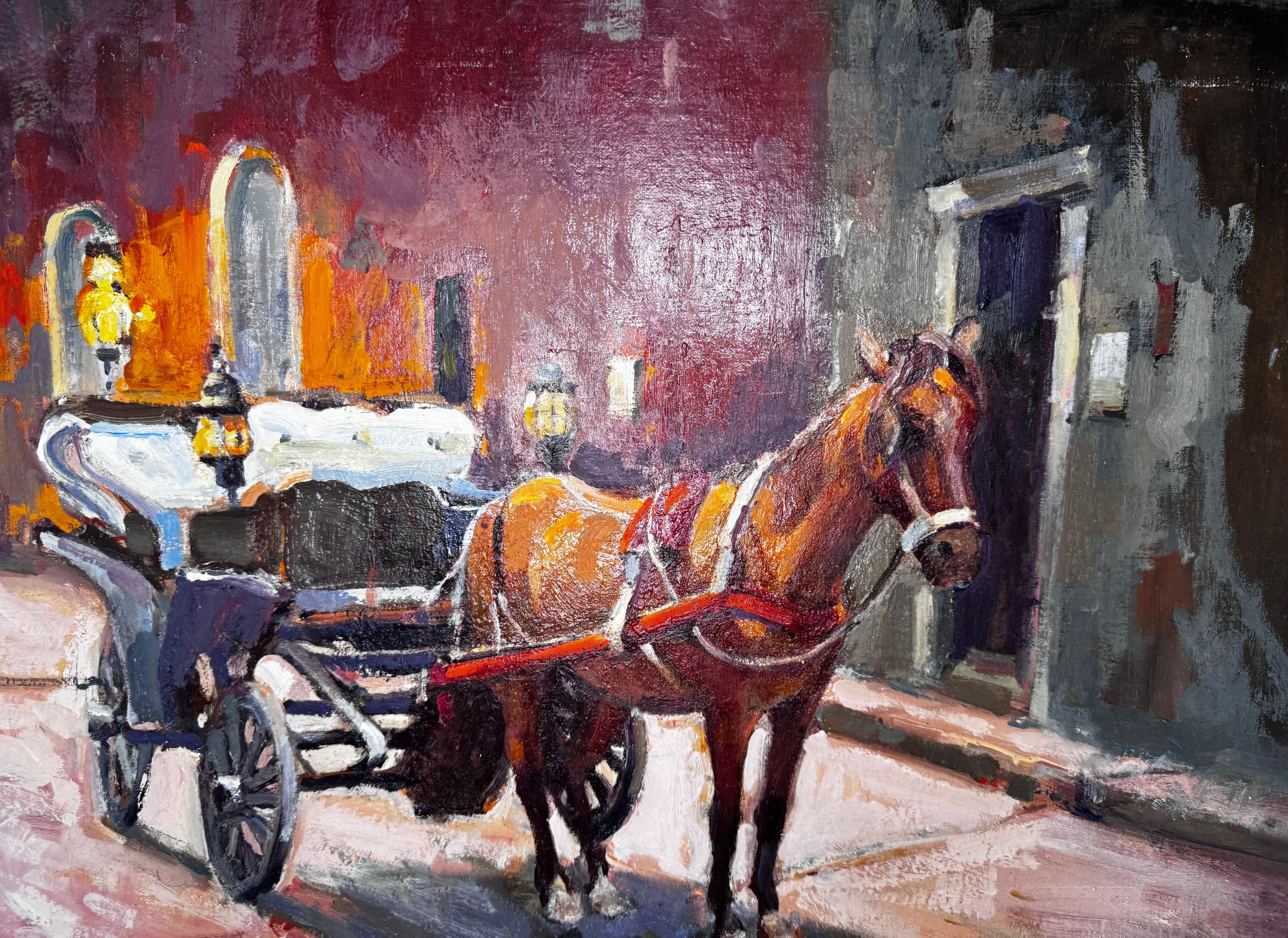 Thirty Nine 16x20 plein air painting on board by John Beard Collection
