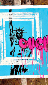 Framed Liberty Ouch by Denis OUCH - product image 2 for Resin Society