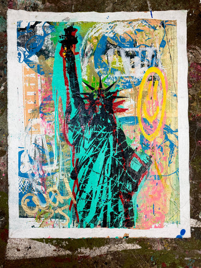 Barbed Wire Liberty by Denis OUCH - main product image for Resin Society