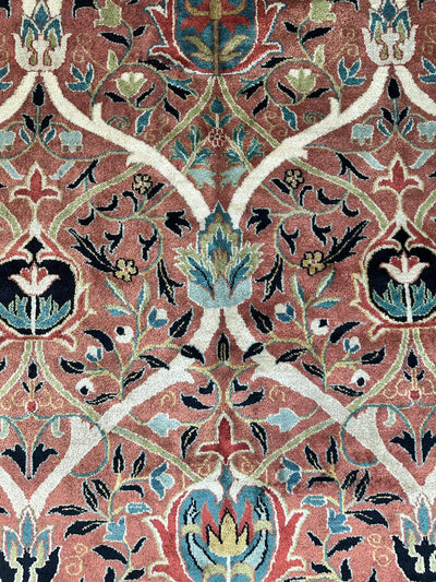 William Morris Hand-Knotted Wool Luxury Handmade Rug - 7'10" x 9'10" by Rugistan - product image 4 for Resin Society