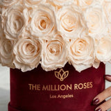 Classic Bordeaux Suede Superdome Box by The Million Roses - product image 3 for Resin Society