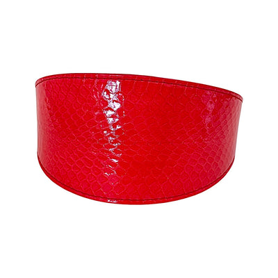 Red/Orange Snake Classic Wide Style Collar