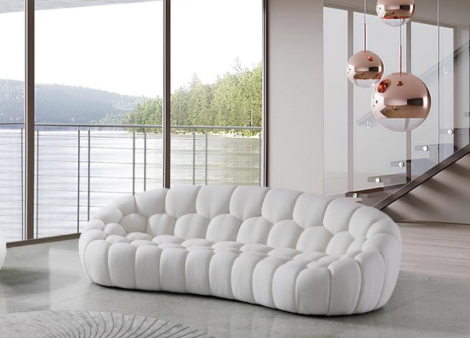 Nest Curve Sofa detail image - Resin Society