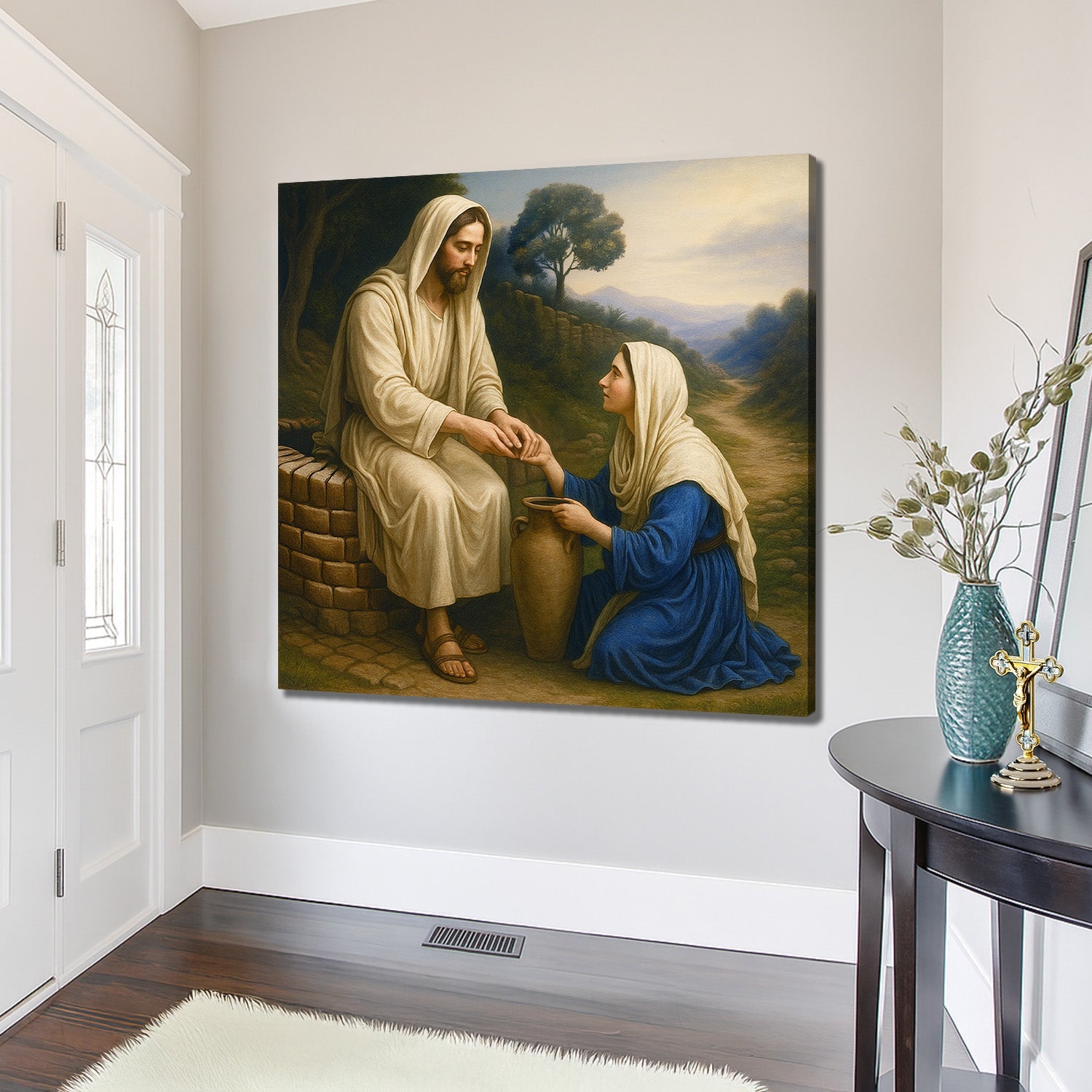 Samaritan at the Well Faith Wall Art by Tailored Canvases - product image 3 for Resin Society