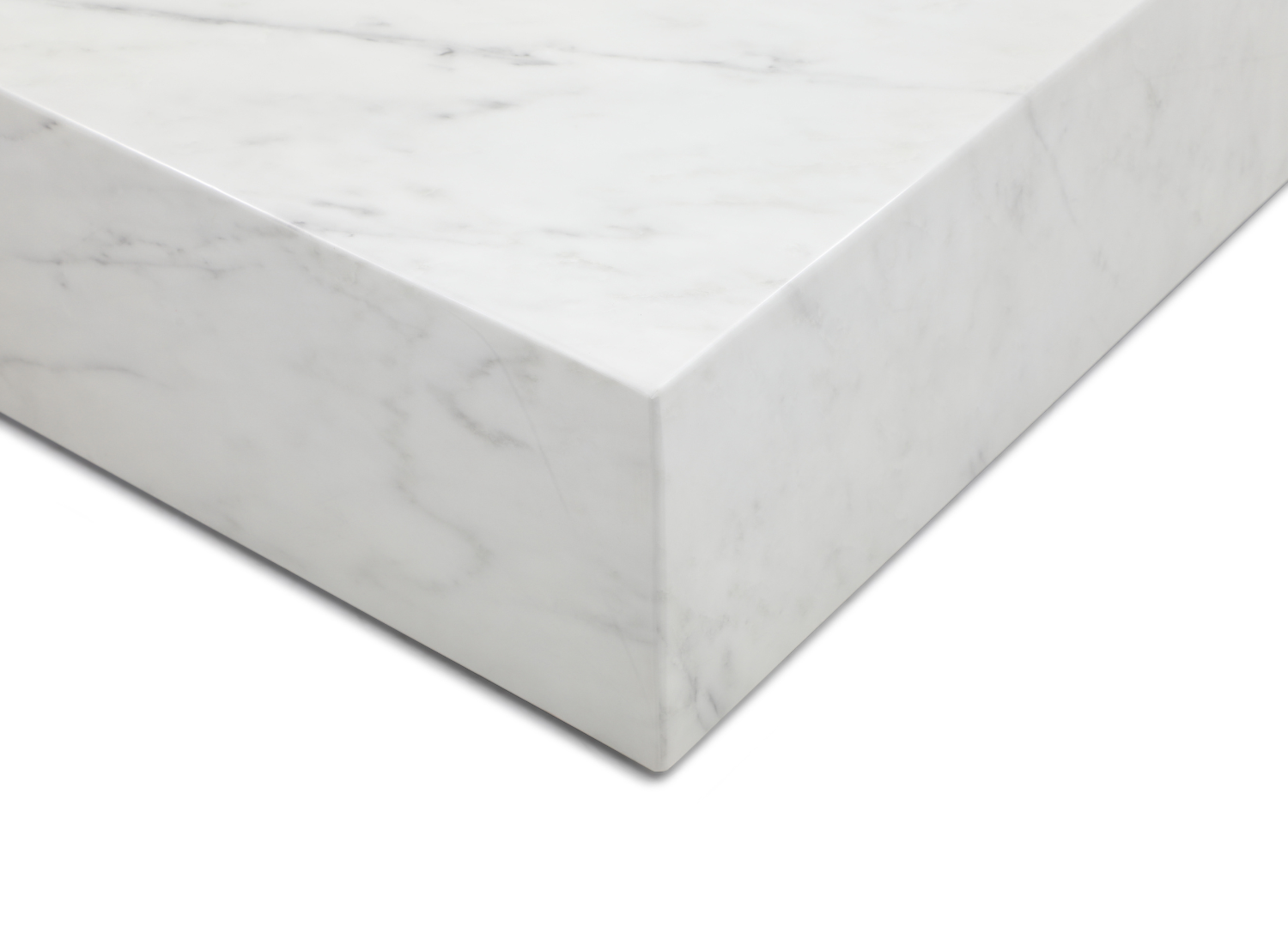 Cube Rectangular Coffee Table detail image - Resin Society