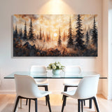 Rustic Forest Sunset Wall Art by Tailored Canvases - product image 3 for Resin Society
