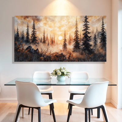 Rustic Forest Sunset Wall Art by Tailored Canvases - product image 3 for Resin Society