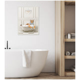 Sylvie Tiger Traditional Chandelier Bath Framed Canvas by Amy Peterson