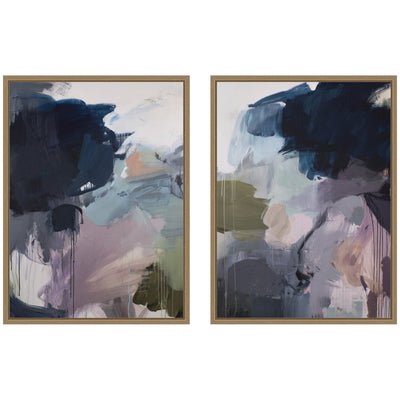 Under the Sky No.
1 and No.
2 two-piece framed canvas wall art set by Amy Lighthall