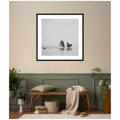 Humpback Whales No.
2 by Laura Evans Framed Wall Art Print