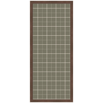 Framed Fabric Pinboard Sage Green Plaid Wall Organization