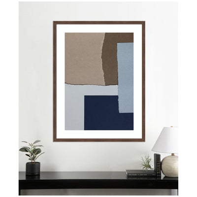 Torn Paper No6 by Mareike Bohmer Framed Wall Art Print