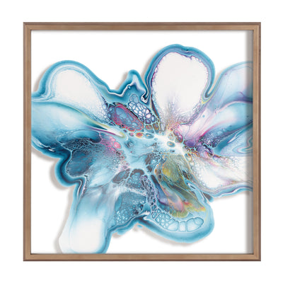 Blake Indigo Blooms Framed Printed Art by Xizhou Xie