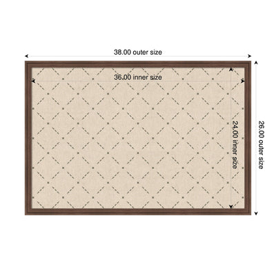 Pinboard Green Lattice Print