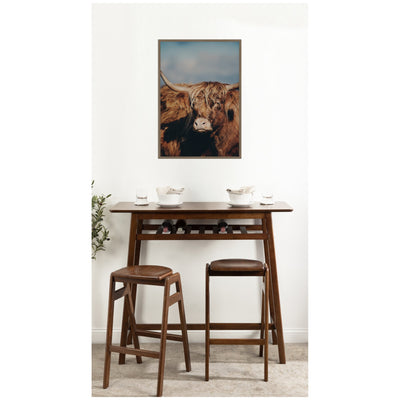 Highland Cow No.
5 by Laura Evans Framed Canvas Wall Art Print