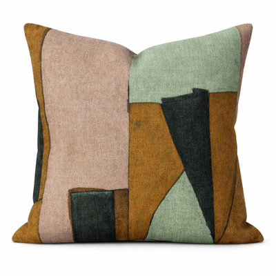 District Pillow Cover in Tobacco, Kelly Wearstler Textiles