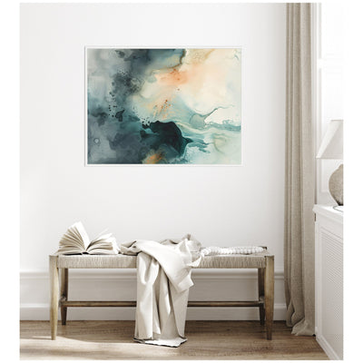 Sylvie Ethereal Ink I Framed Canvas by Amy Lighthall