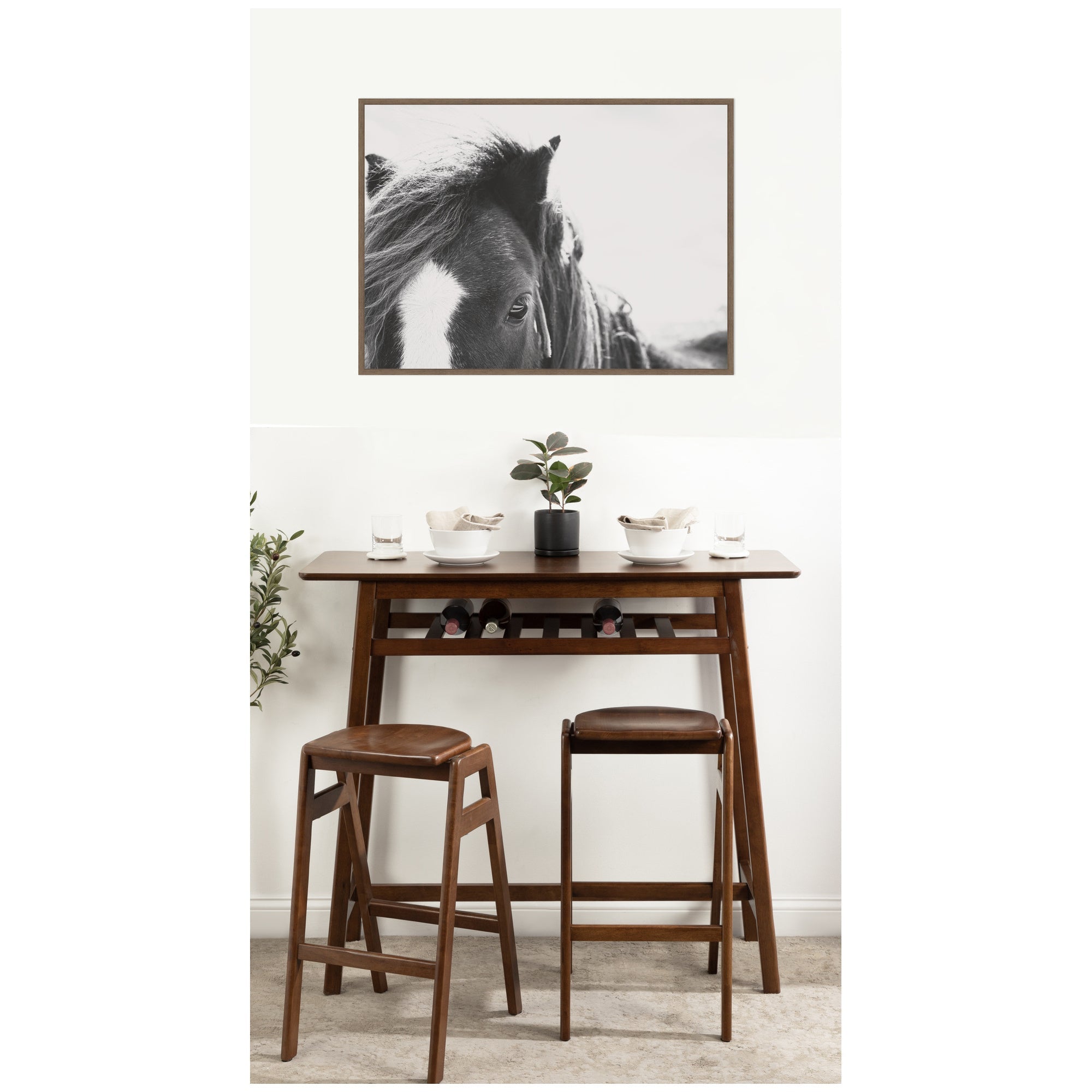 AA Noble by Alicia Abla Framed Canvas Wall Art Print