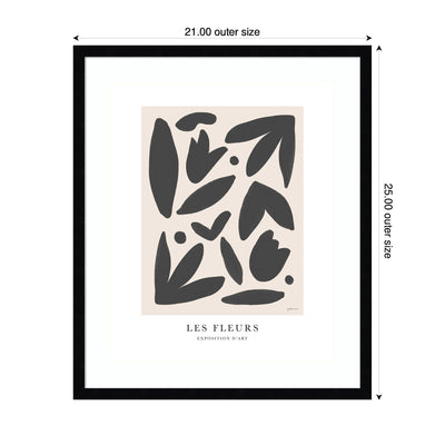 Exposition d Art Les Fleurs by Gabrielly Guedes Framed Wall Art Print